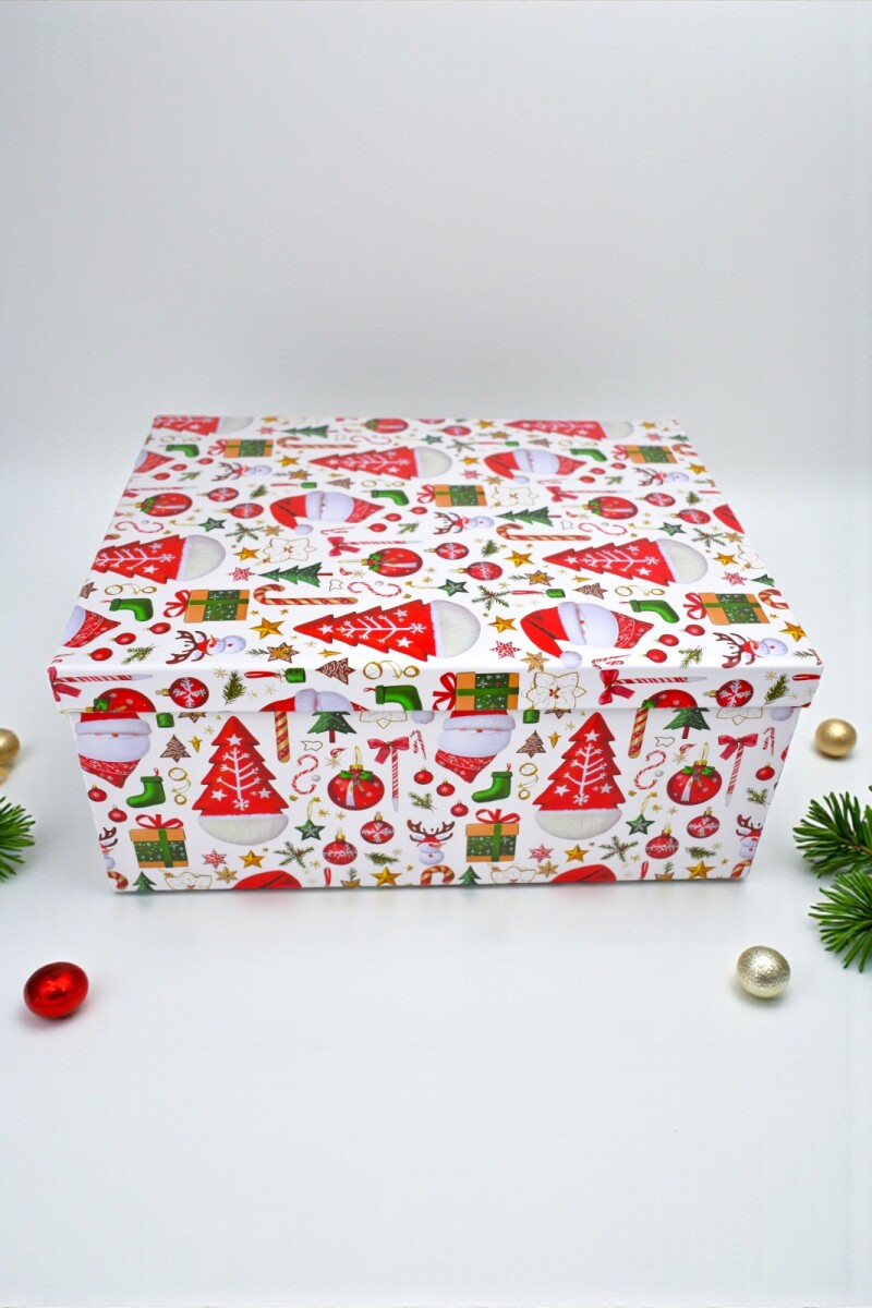Caja Rigida Navidad 26,5 x 34,5 x 15 - Diseño 1 