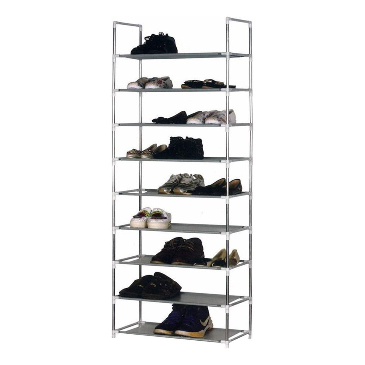 Zapatero 9 Niveles Rack Organizador Hasta 18 Pares Zapatos 