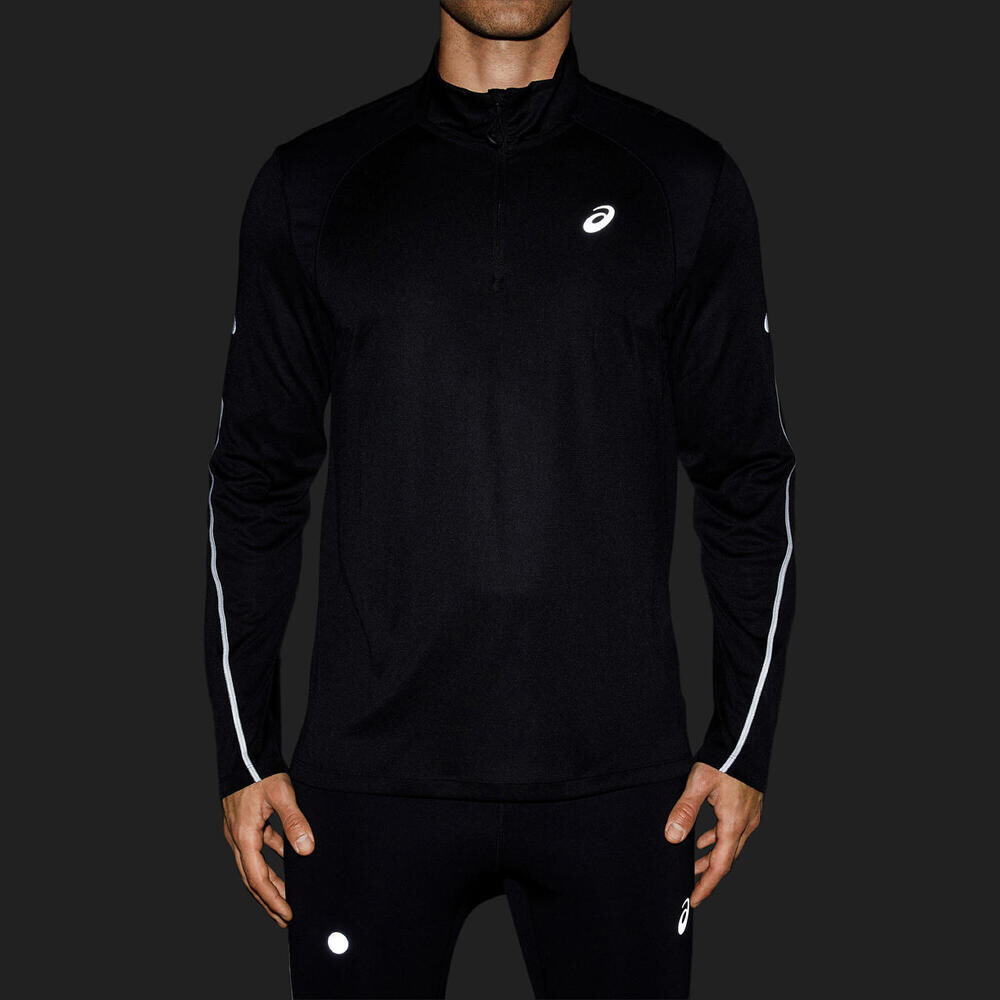 Road Lite-Show 1/2 Zip Top - Hombre Performance Black