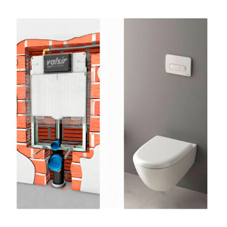 CISTERNA SOPORTE PARA MURO SOLIDO LOZA SANITARIA BLANCO MATE 000
