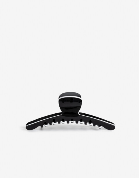 Broche Acrilico Broche Angosto De Acrílico. - Combinacion Bicolor