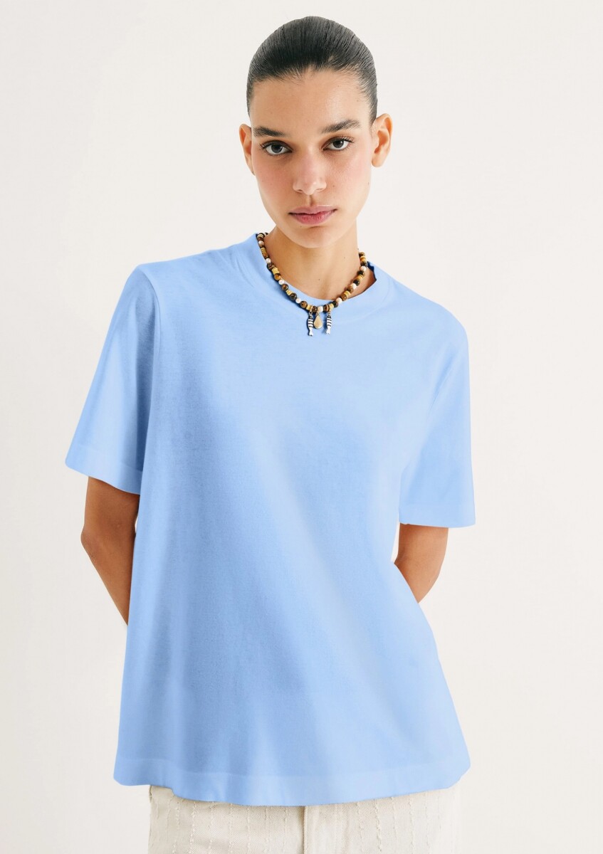 CAMISETA MANGA CORTA - AZUL 