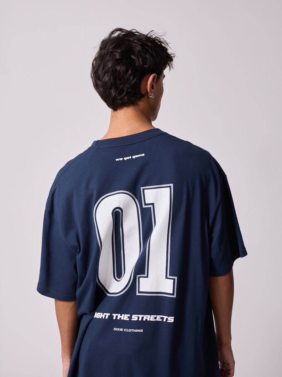 T-SHIRT METIL DIXIE Navy