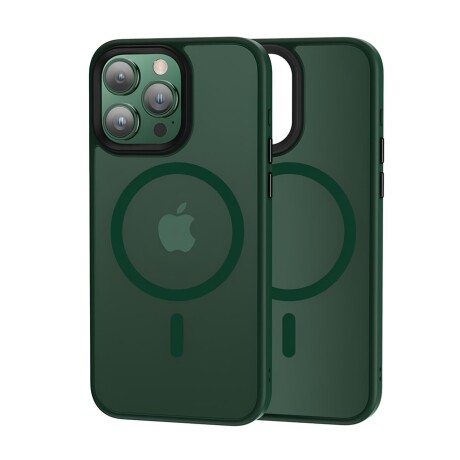 Protector Armor Frost con carga inalambrica para Iphone 14 Pro Max Green