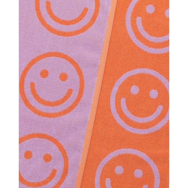 Toalla de Manos Set x2 un. 100% algodón orgánico 76x51cm Happy Lilac Ochre