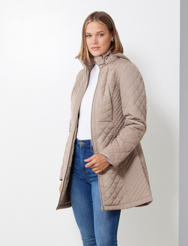 Campera Capitoneada BEIGE