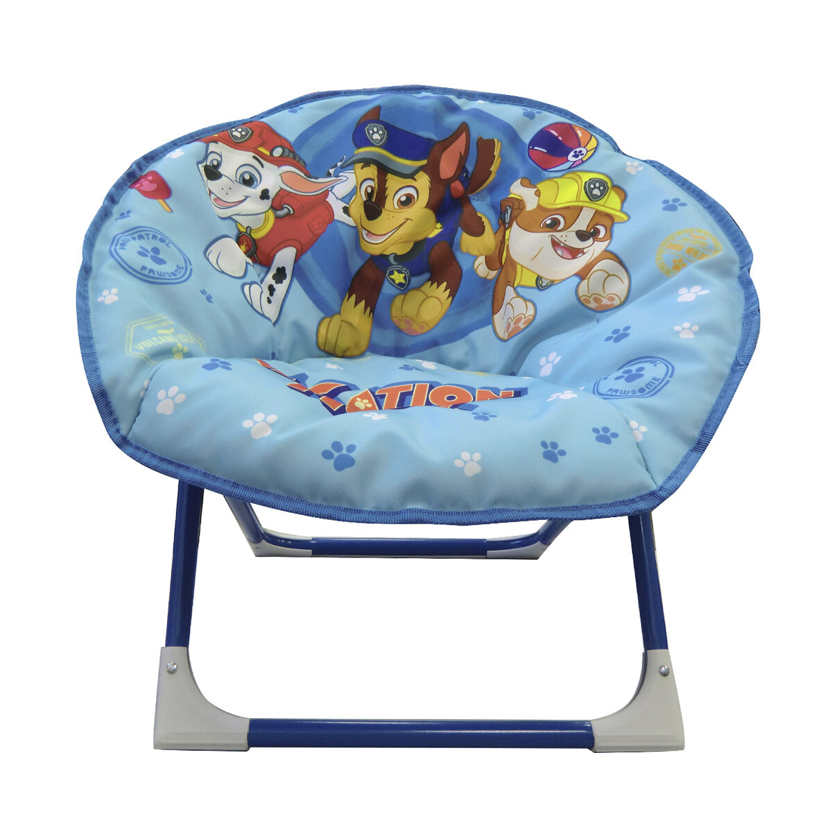 Silla Honguito Paw Patrol Plegable Con Broche Seguridad - CELESTE 