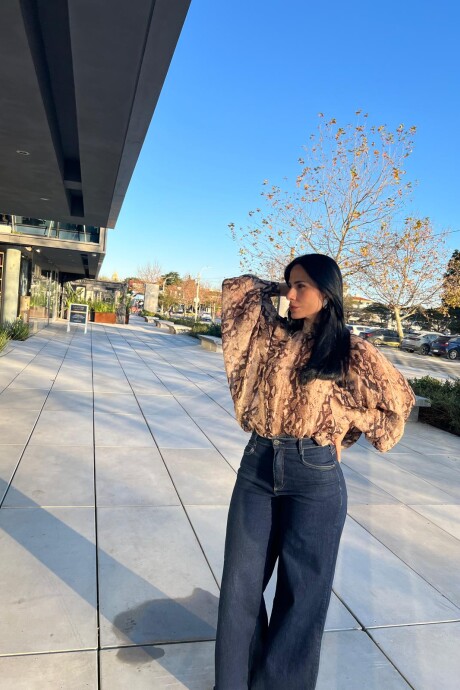 Blusa Tessa Animal Print