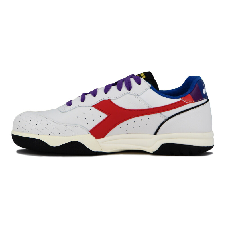 Championes Unisex Diadora Maverick Pride Blanco-rojo