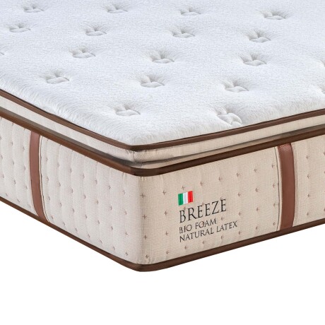 COLCHÓN QUEEN RESORTESPOCKET BLANCO BREEZE