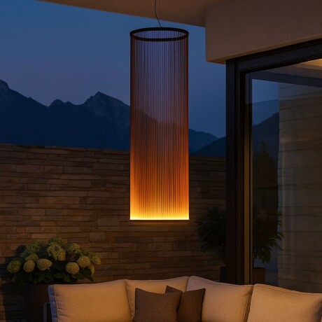 LUMINARIA DE TECHO CANNELE CILINDRIC BORDEAUX - Small