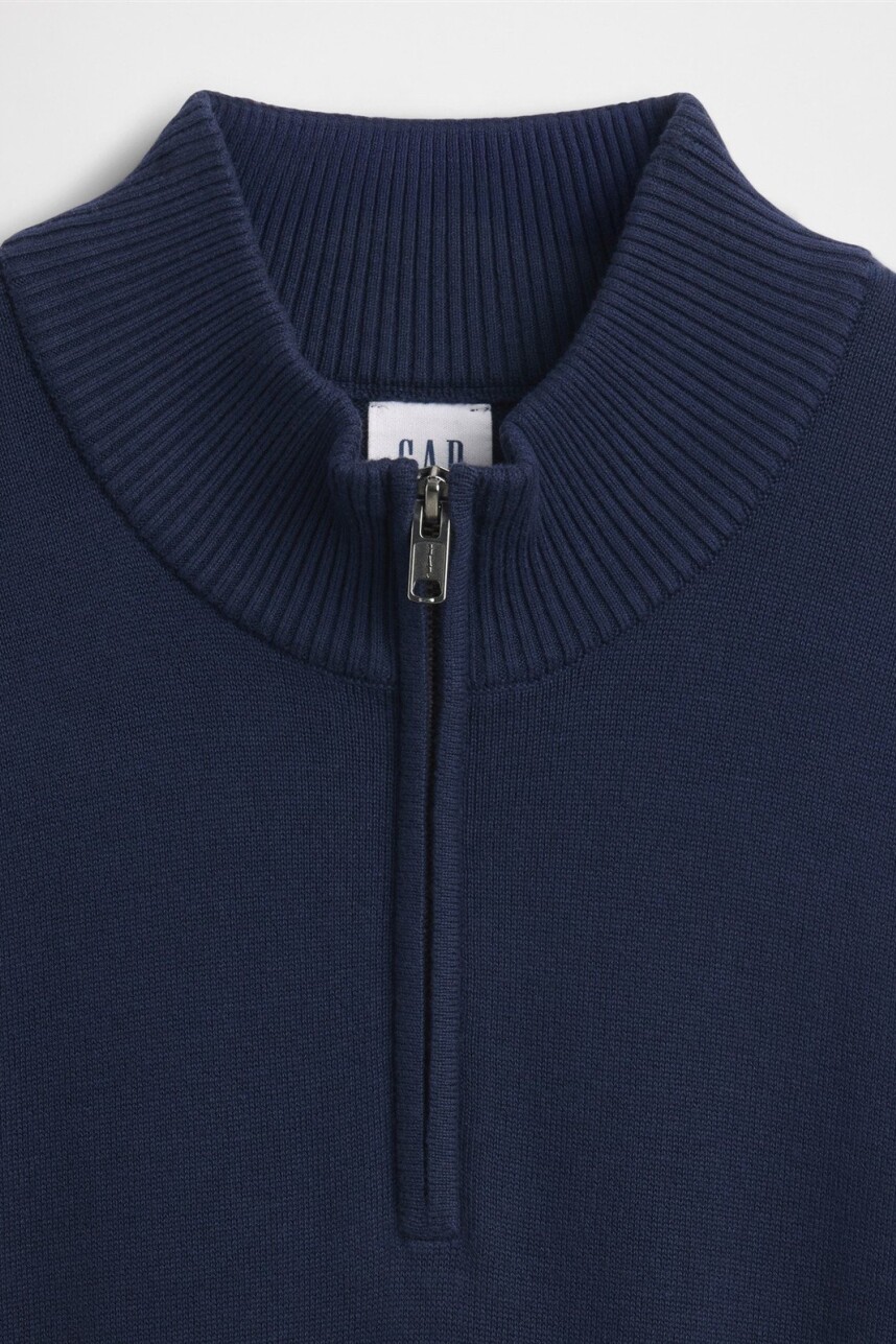 Buzo Medio Cierre Hombre Tapestry Navy