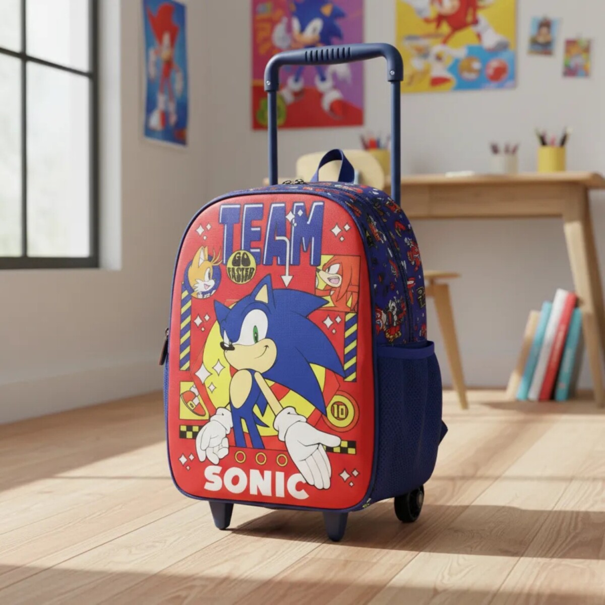 Mochila Sega Escolar 30x23x10 Sonic Prime 