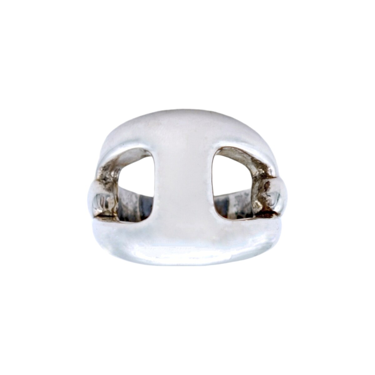 Anillo Hermes-Plata 925 Inflada-Sin Piedra-AN3034 - sinpiedra 