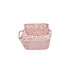 OUTLET Canasto Organizador c/tapa 24x17.5x12cm Outlet Canasto Organizador C/tapa 24x17.5x12cm