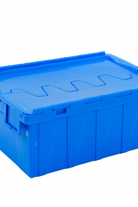Cajon Logistico Plastico 60x40x25 Azul Cajon Logistico Plastico 60x40x25 Azul