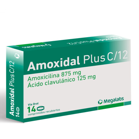 Amoxidal Plus C12 14 Comprimidos Amoxidal Plus C12 14 Comprimidos