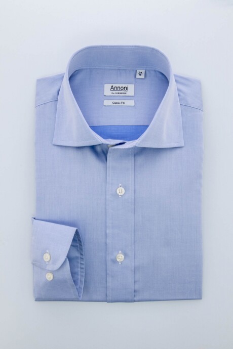 Camisa Annoni Italian Collar Twill Camisa Annoni Italian Collar Twill