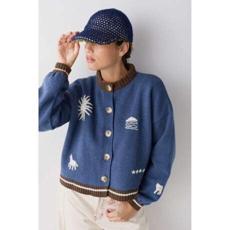 Pre Venta Cardigan Terro Uy Azul