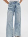 Pantalon Bausea Celeste Grisaceo