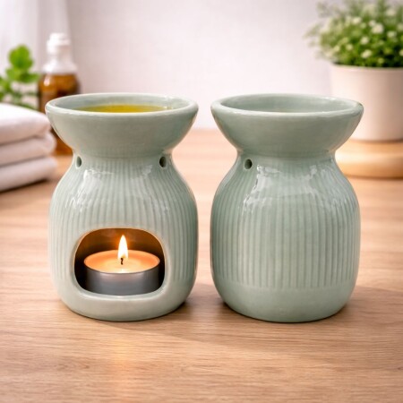 HORNITO PORTAVELAS DE CERAMICA COLORES SURTIDOS HORNITO PORTAVELAS DE CERAMICA COLORES SURTIDOS