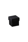 Caja+tapa 5x5x5 cm. - SETA NERO Caja+tapa 5x5x5 cm. - SETA NERO