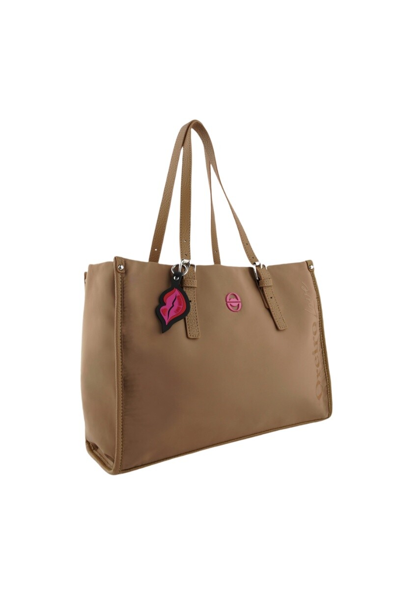 Cartera Las Oreiro Beige