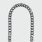 MARC JACOBS - THE CHAINLINK SHOULDER STRAP Carbón