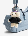 Llavero Cozy Llavero Y Bag Charm De Peluche Oso - Combinacion Multicolor