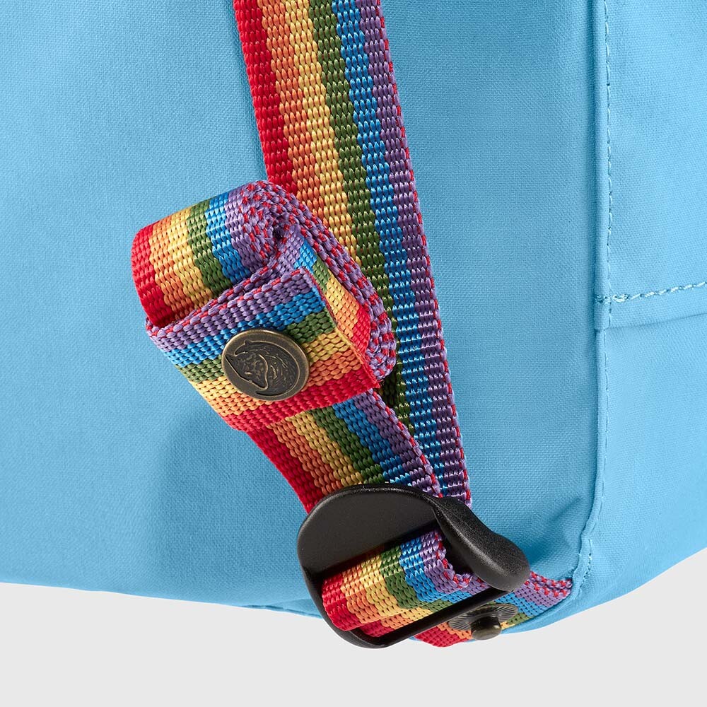 Mochila Fjallraven Kanken Rainbow Mini Unisex Pastel Lavender-Rainbow