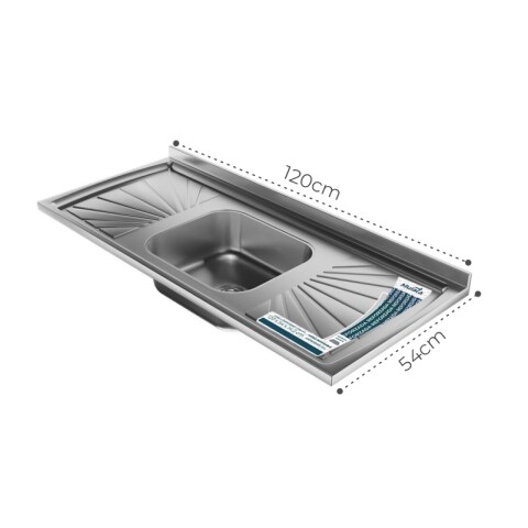 Combo de Cocina Bajo Mesada 3 Puertas 2 cajones + Pileta Reforzada con Hormigón Célular + Aéreo 3 Puertas Blanco Combo de Cocina Bajo Mesada 3 Puertas 2 cajones + Pileta Reforzada con Hormigón Célular + Aéreo 3 Puertas Blanco