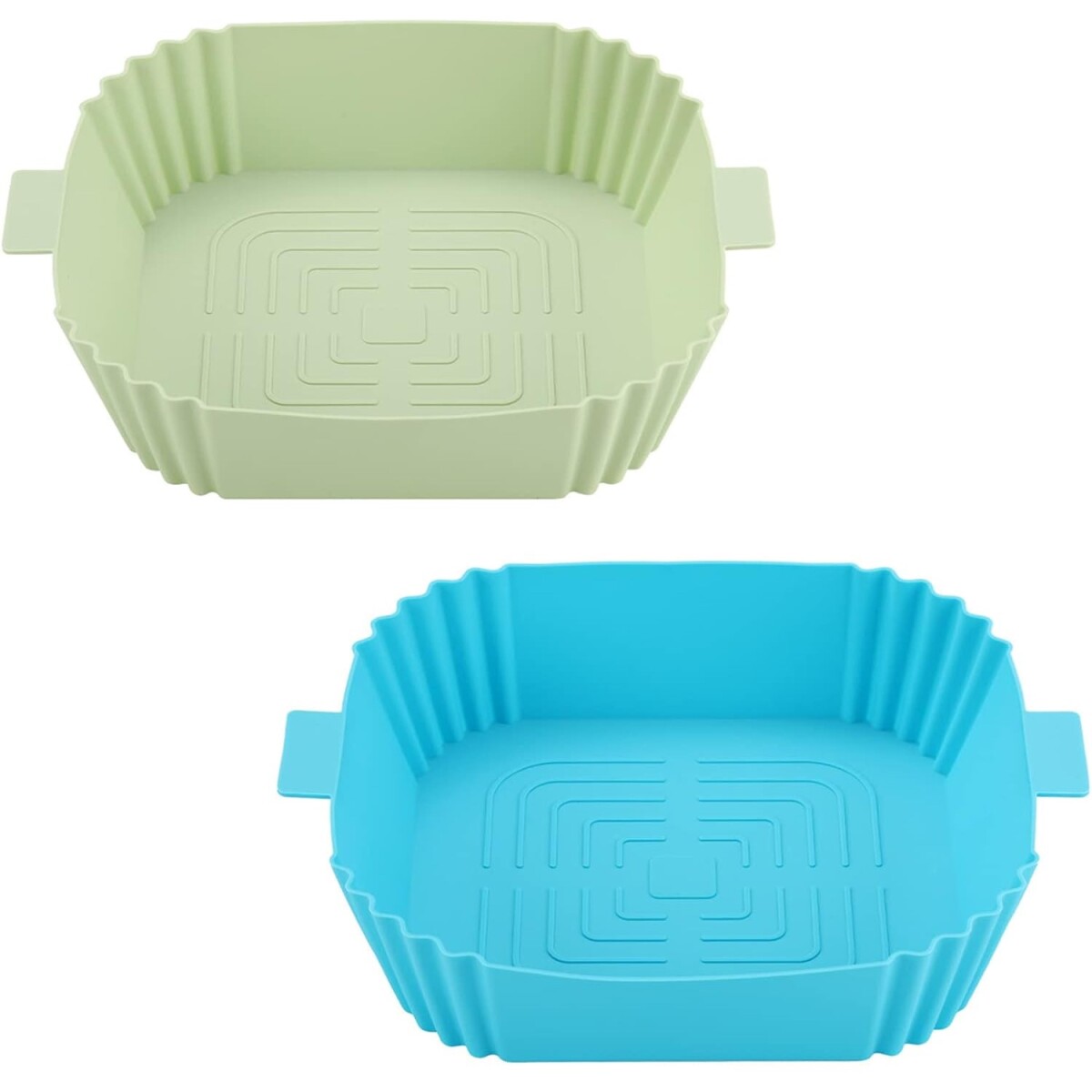 BANDEJA DE SILICONA PARA FREIDORA SIN ACIETE CUADRADA GD-9 - BEIGE-OSCURO 