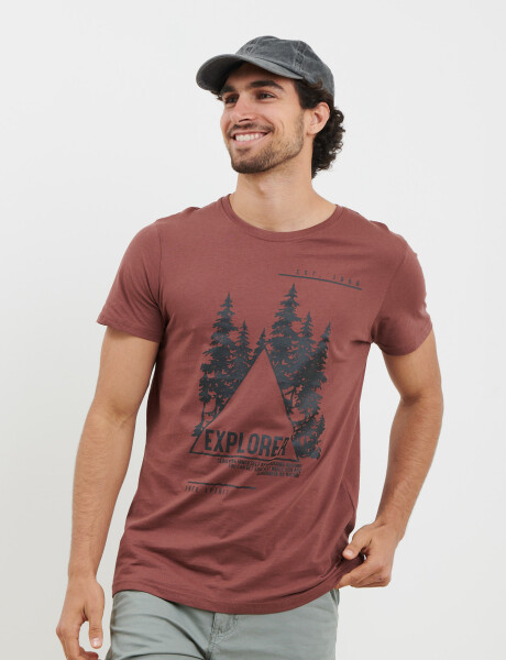 520819 T-SHIRT Ladrillo