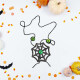 Collar Diseño Halloween Telaraña