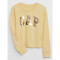V-LS ELV LOGO TEE FADED YELLOW