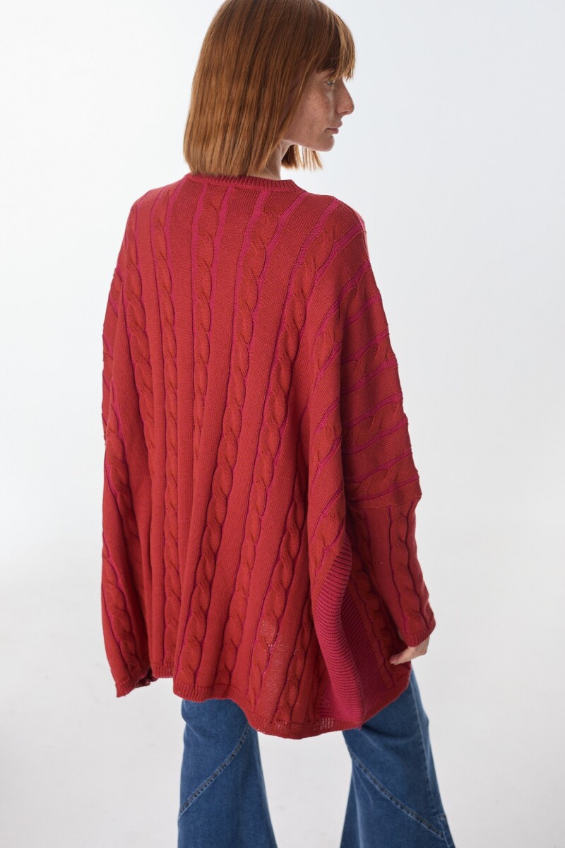 Sweater Oceano Rojo/Bordeaux