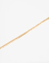 Pulseras Flexibles Metal Pulsera Flexible Cadena Chata - Dorado