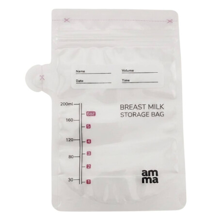 Bolsas para Almacenar Leche Materna AMMA 30 Unidades Bolsas para Almacenar Leche Materna AMMA 30 Unidades