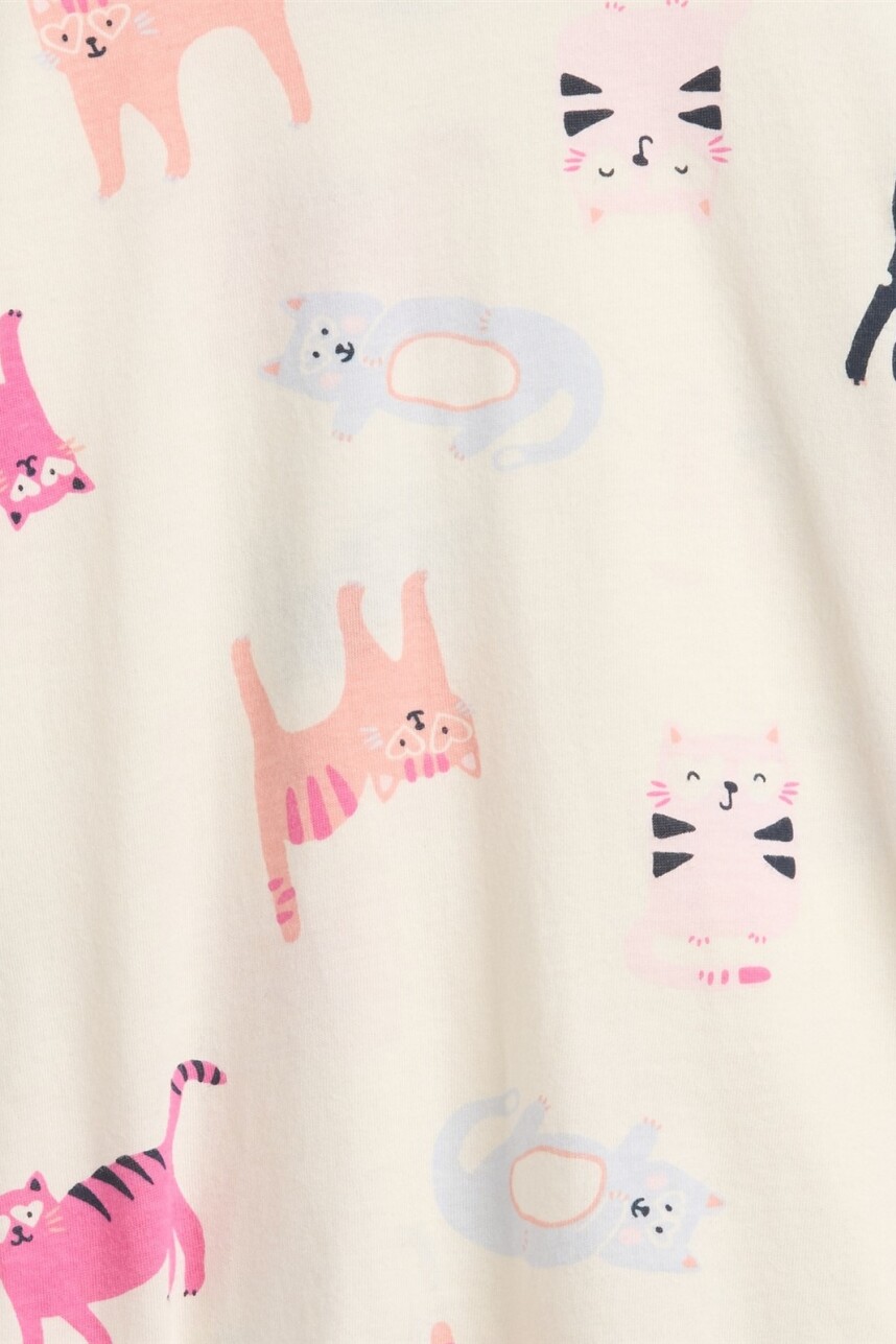 Remera Gráfico Toddler Niña Ivory Frost