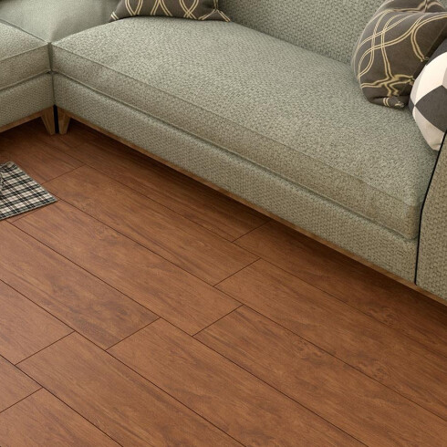 Porcelanato Maderado Mate Liso 24.50X100Cm Piso Pared GAMAS DE MARRON