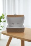 Caja masas flexi 1/2 kg 22,5x18x6,5 cm REVERSIBLE BLANCO MADERA