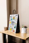 Bolsa fantasia luna 22x10x30 cm. FELIZ CUMPLE