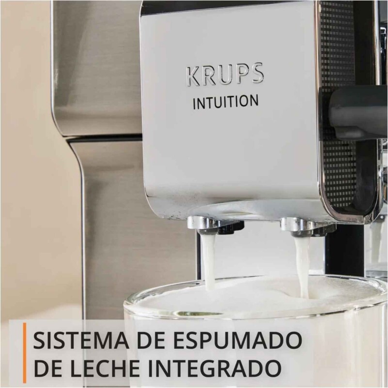 Cafetera Espresso Krups Intuition Hot & Cold Titanium Touch | 36 Recetas Cafetera Espresso Krups Intuition Hot & Cold Titanium Touch | 36 Recetas