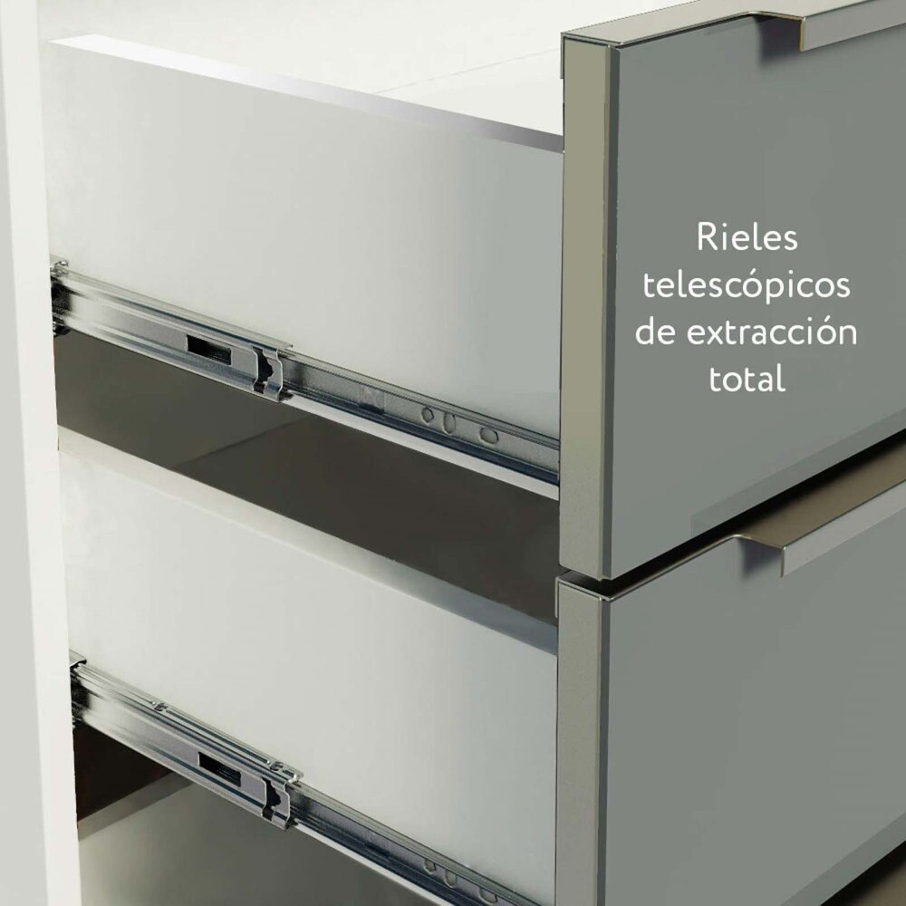 ARMARIO DE COCINA 60 CM MDP BLANCO LUX