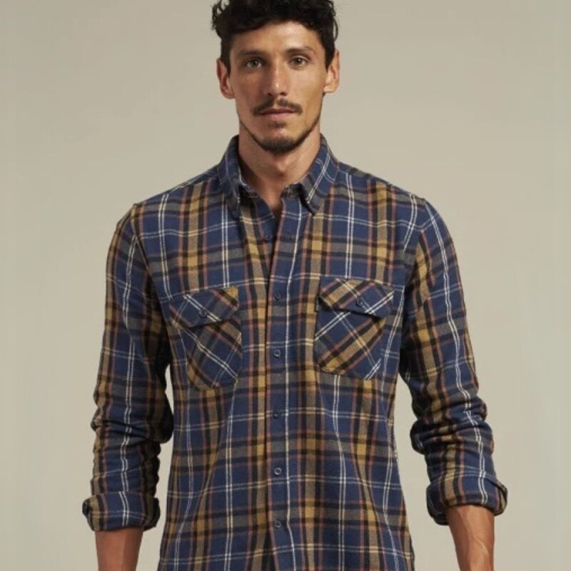 Camisa a Cuadros Polanco Azul