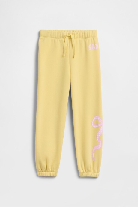 Pantalón Deportivo Logo Gap Toddler Niña Spring Yellow