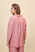 CAMISA SAUZAL STRIPED Rojo