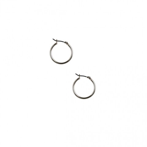 Pe 18Mm Clickit Hoop Silver