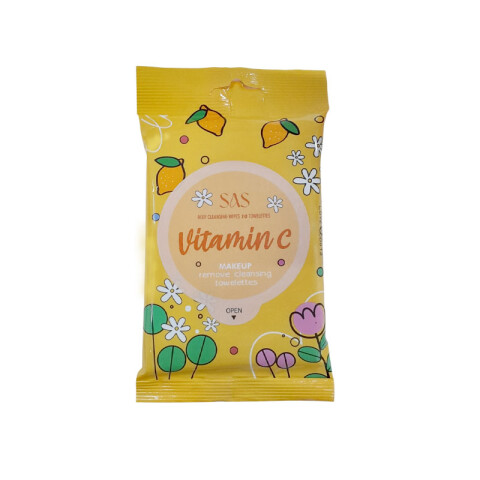 Toallitas desmaquillantes vitamina C x10pcs Toallitas Desmaquillantes Vitamina C X10pcs
