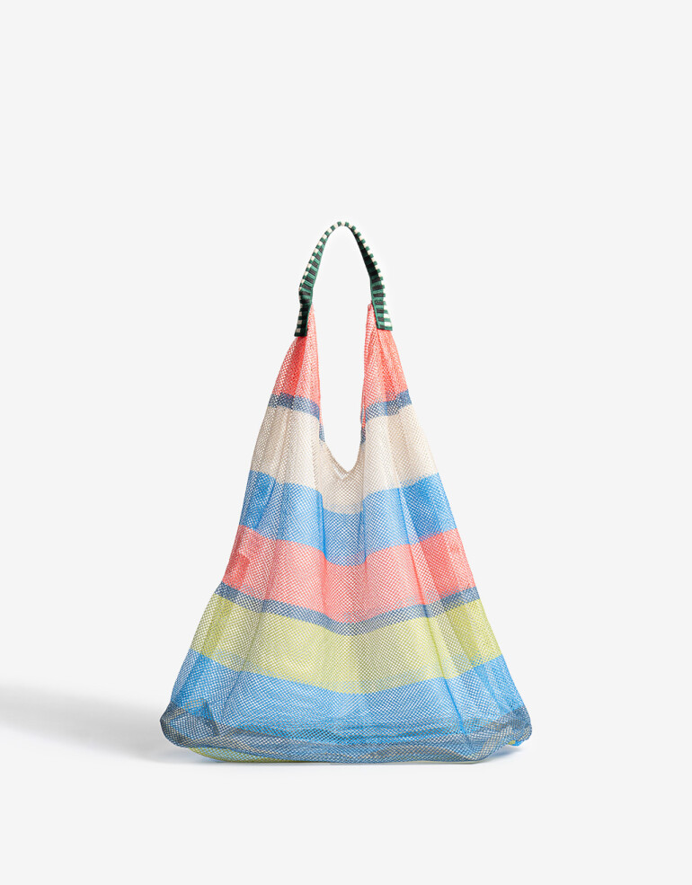 Saca Cartera Saca De Red - Estampado Rayas